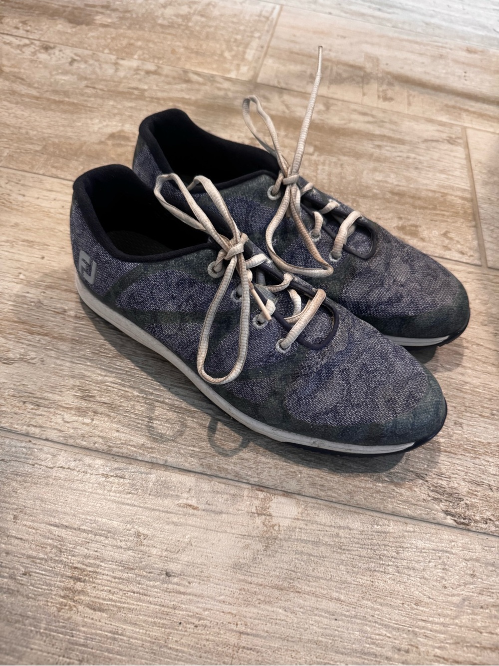 FootJoy Knit Golf Sneakers in Heathered Blue-Grey